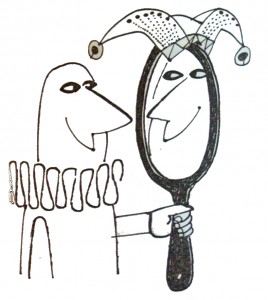 Narr im Spiegel